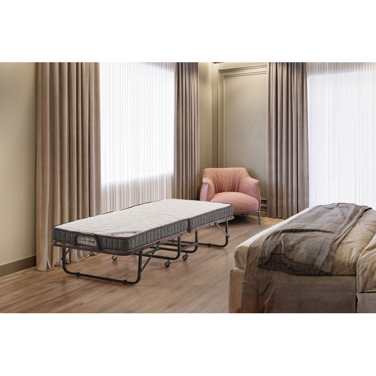 Twin rollaway bed with deals memory foam mattress